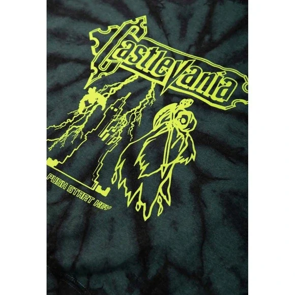 Select‎ Start Castlevania Retro Vampire Killer Simon Belmont Video Game Crewneck - Picture 3 of 8